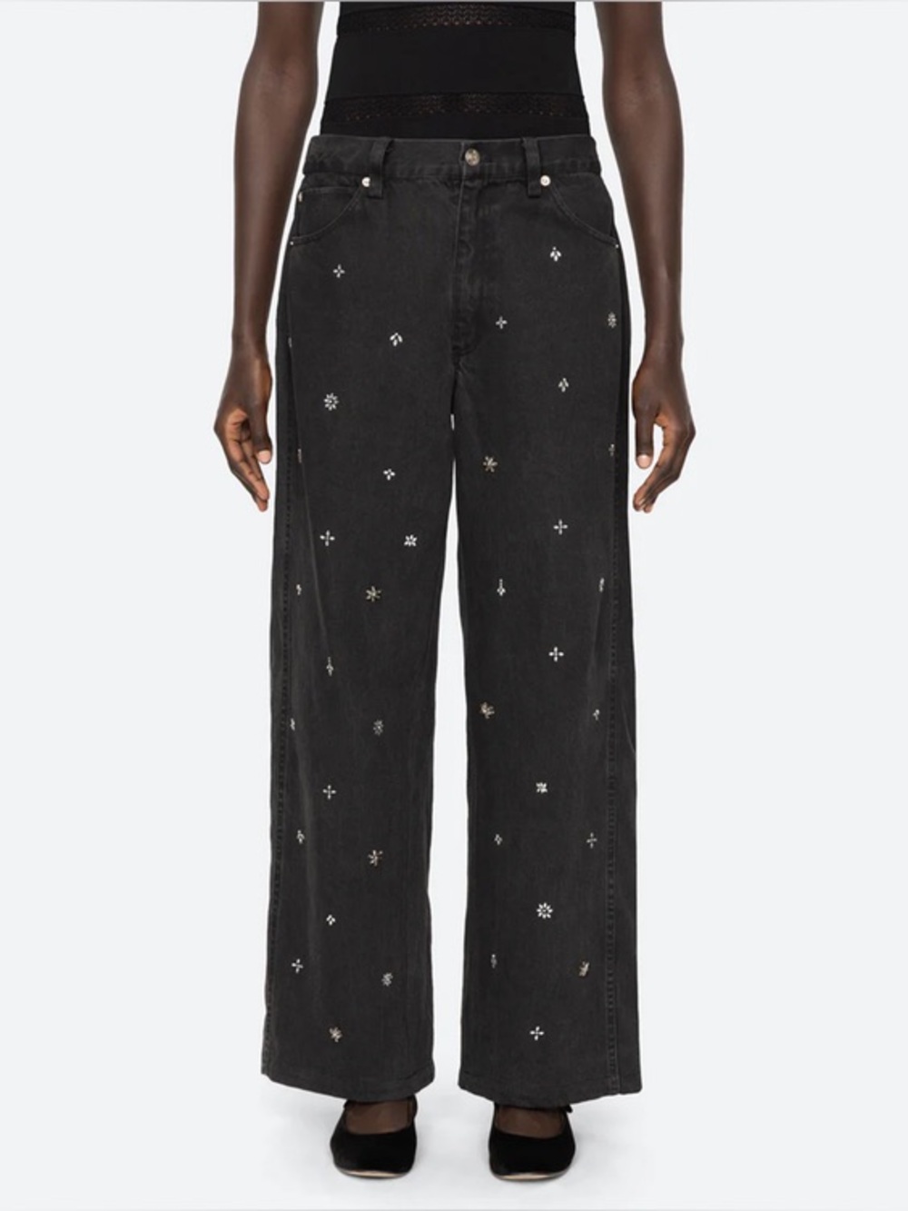 Sea New York Bala Beaded Jeans Size 0